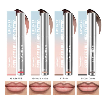 Lip Tint Brown Contour Tear-off Lips Gloss