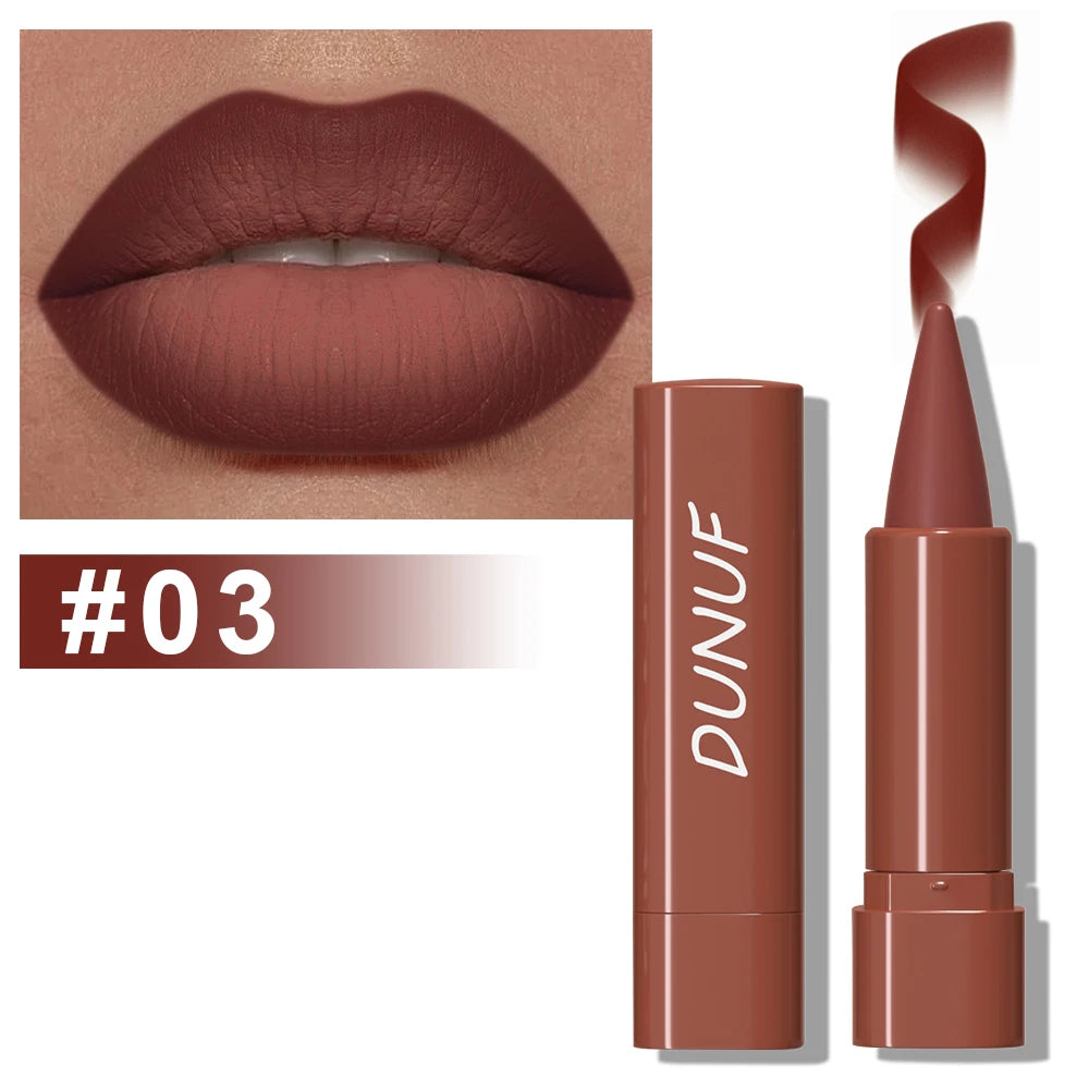 Lip Liner Pen with Matte Velvet Lipstick