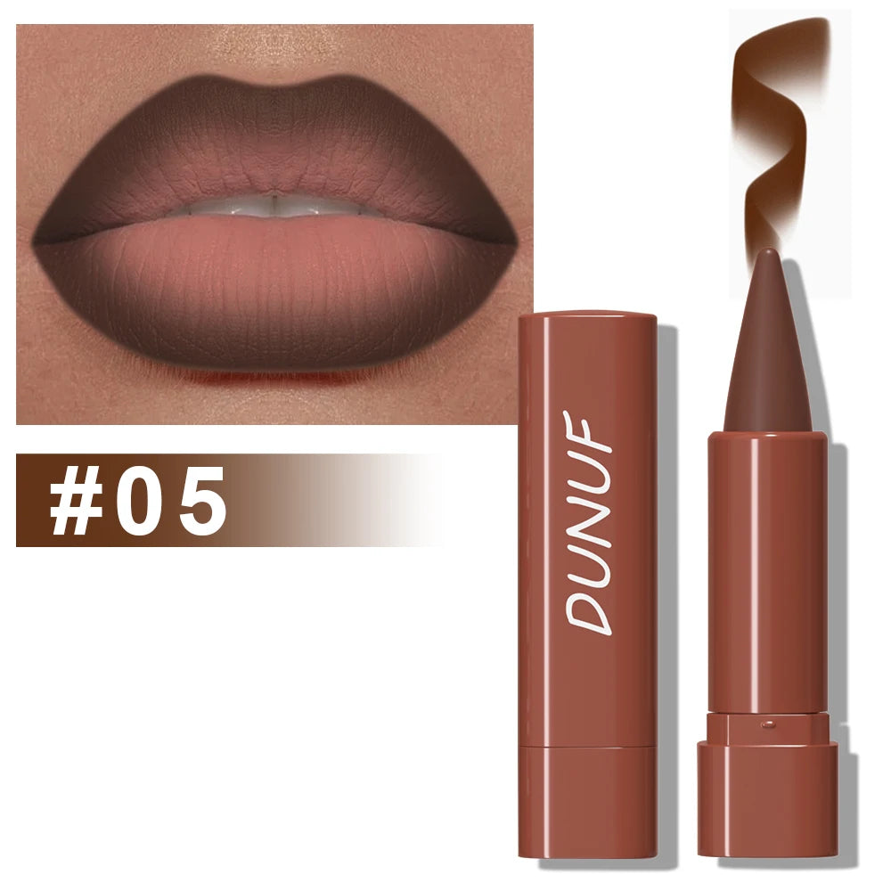 Lip Liner Pen with Matte Velvet Lipstick