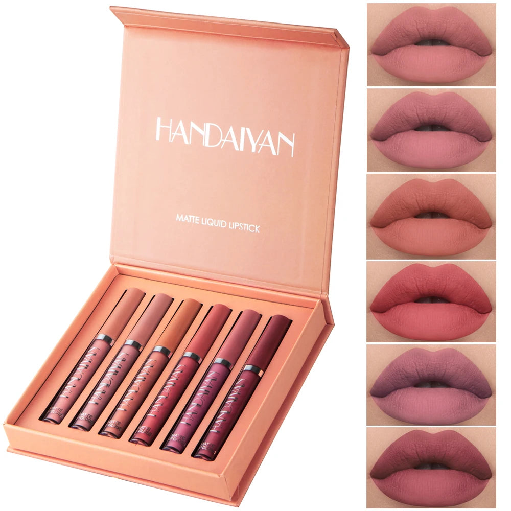 Set of 6 NonStick Cup Liquid lipstick