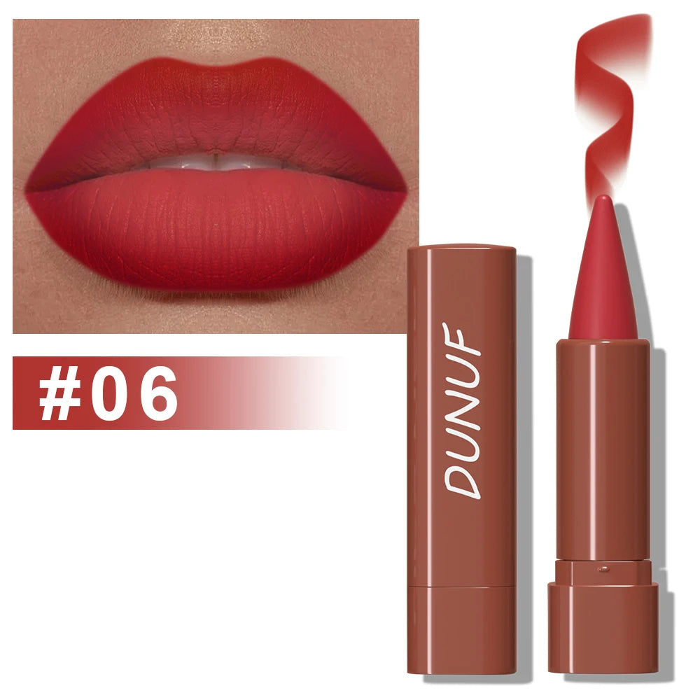 Lip Liner Pen with Matte Velvet Lipstick