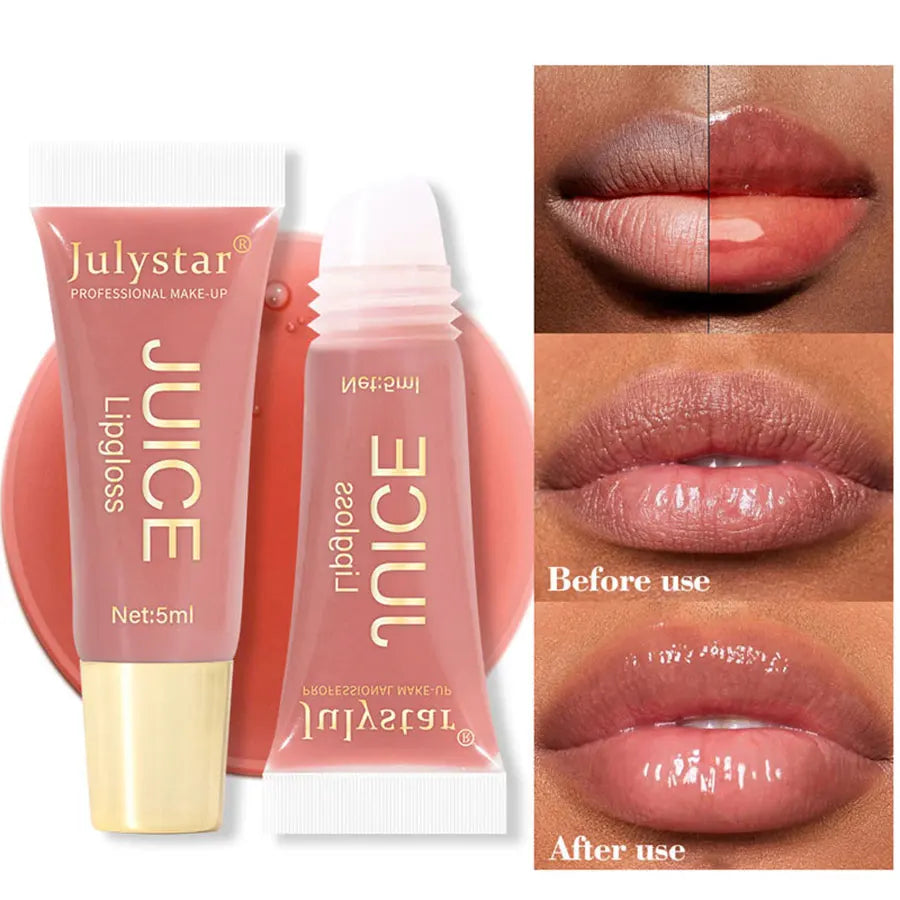 Watery Crystal Clear jelly Lip Gloss