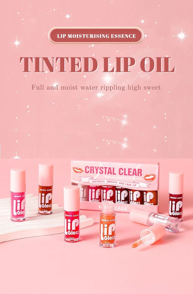 MAGIC CASA 6pcs/set Jelly Lip Gloss