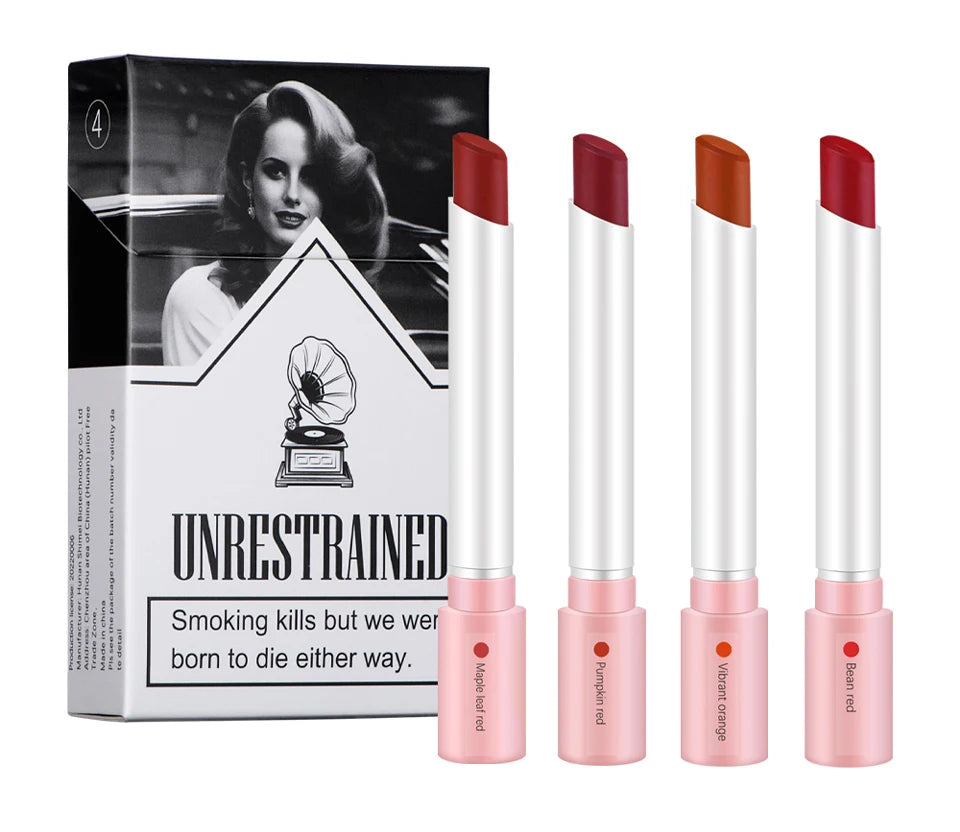 4 pcs/set Glaze Matte Lip Stick