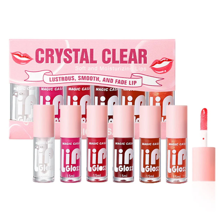 MAGIC CASA 6pcs/set Jelly Lip Gloss