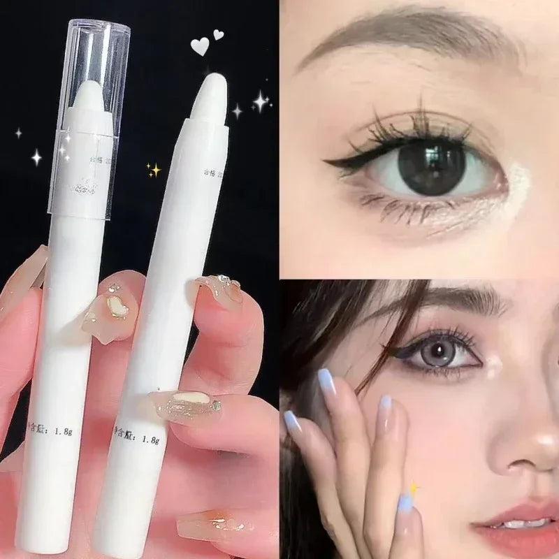 White Silkworm Pearlescent Eyeshadow Stick