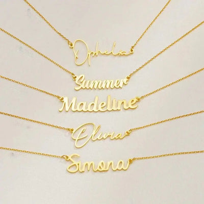 Customized Name Letter Necklace