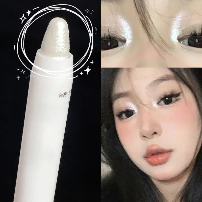 White Silkworm Pearlescent Eyeshadow Stick