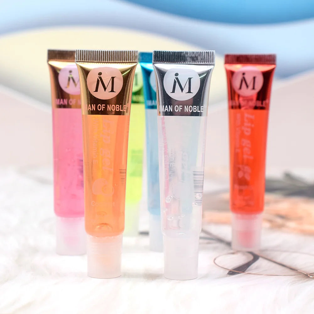 6Pcs Fruity Flavor Watery Glossy Lip Gloss