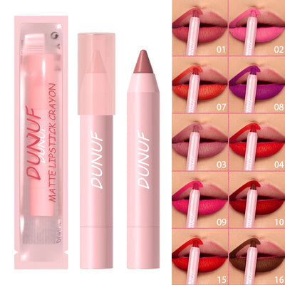 18-Color Red Matte Contour Tint Lipstick