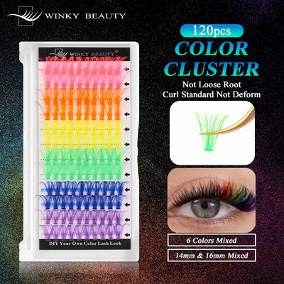 D Curl Wispy Spikes Glitter Manga Lashes