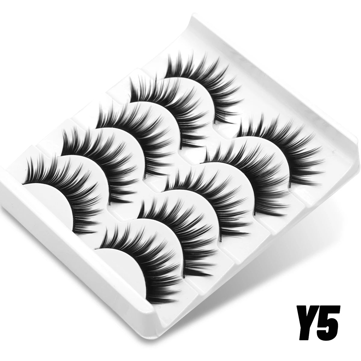 Fluffy Soft Cross Wispy Natural Eyelash