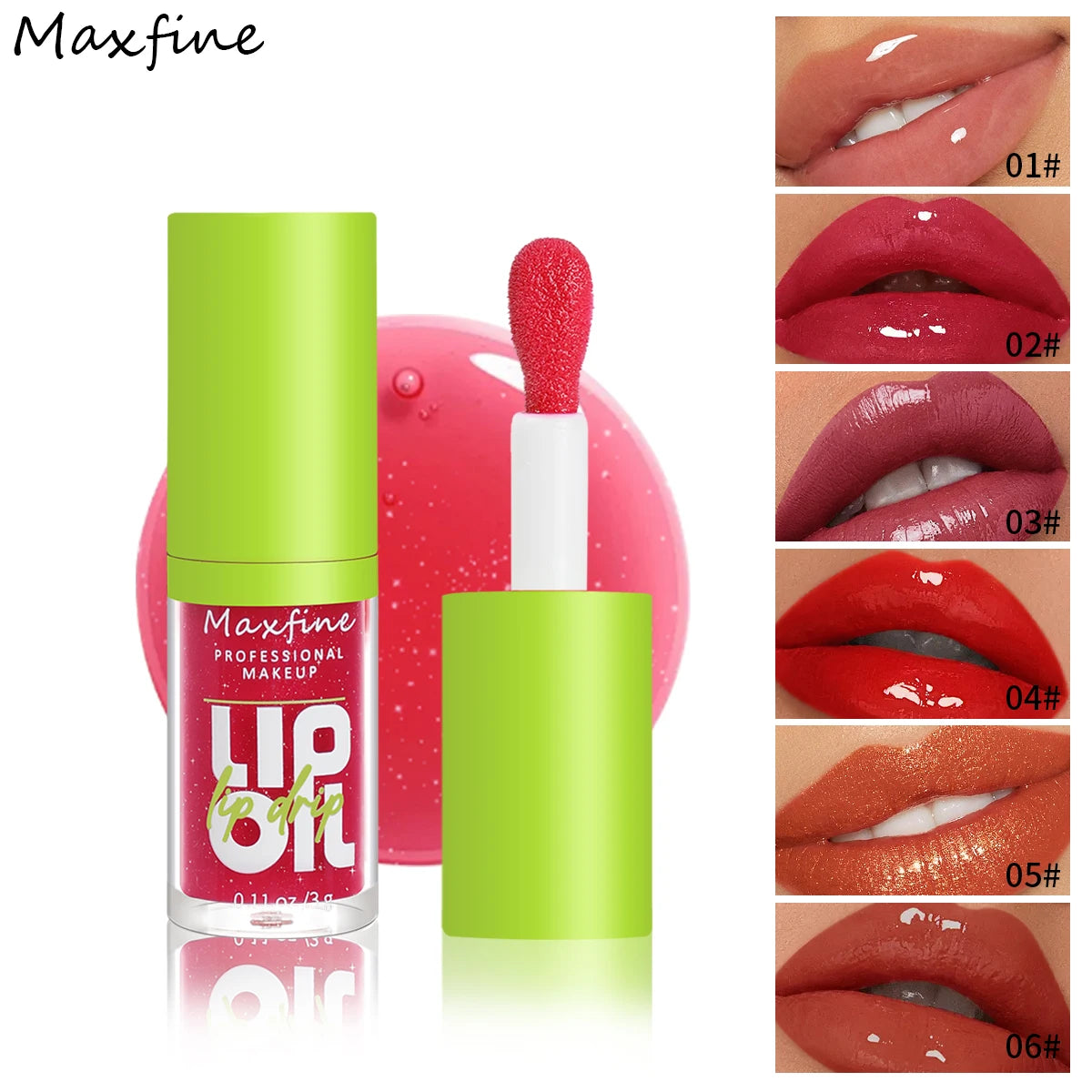 6-tone moisturizing luminous lip gloss