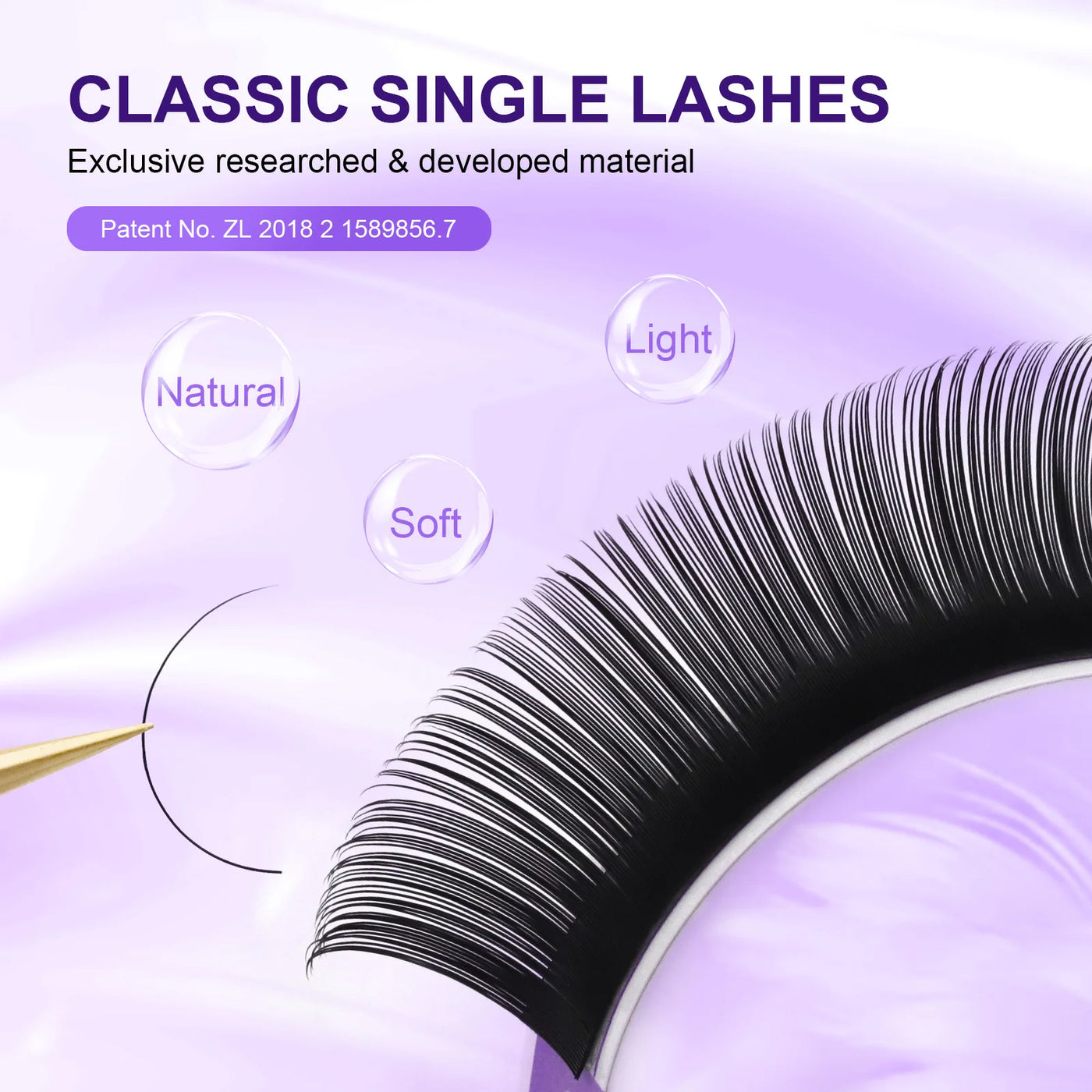 16Rows Individual Eyelash Extension