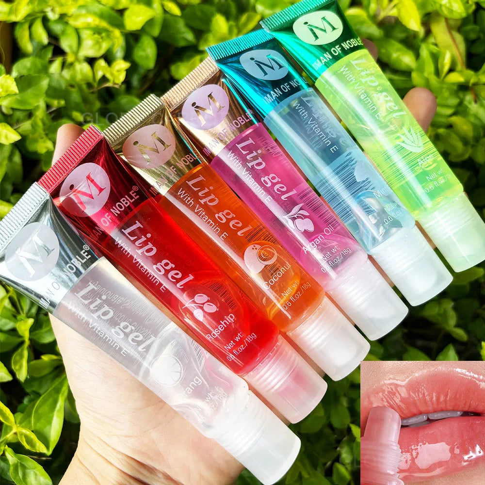 6Pcs Fruity Flavor Watery Glossy Lip Gloss