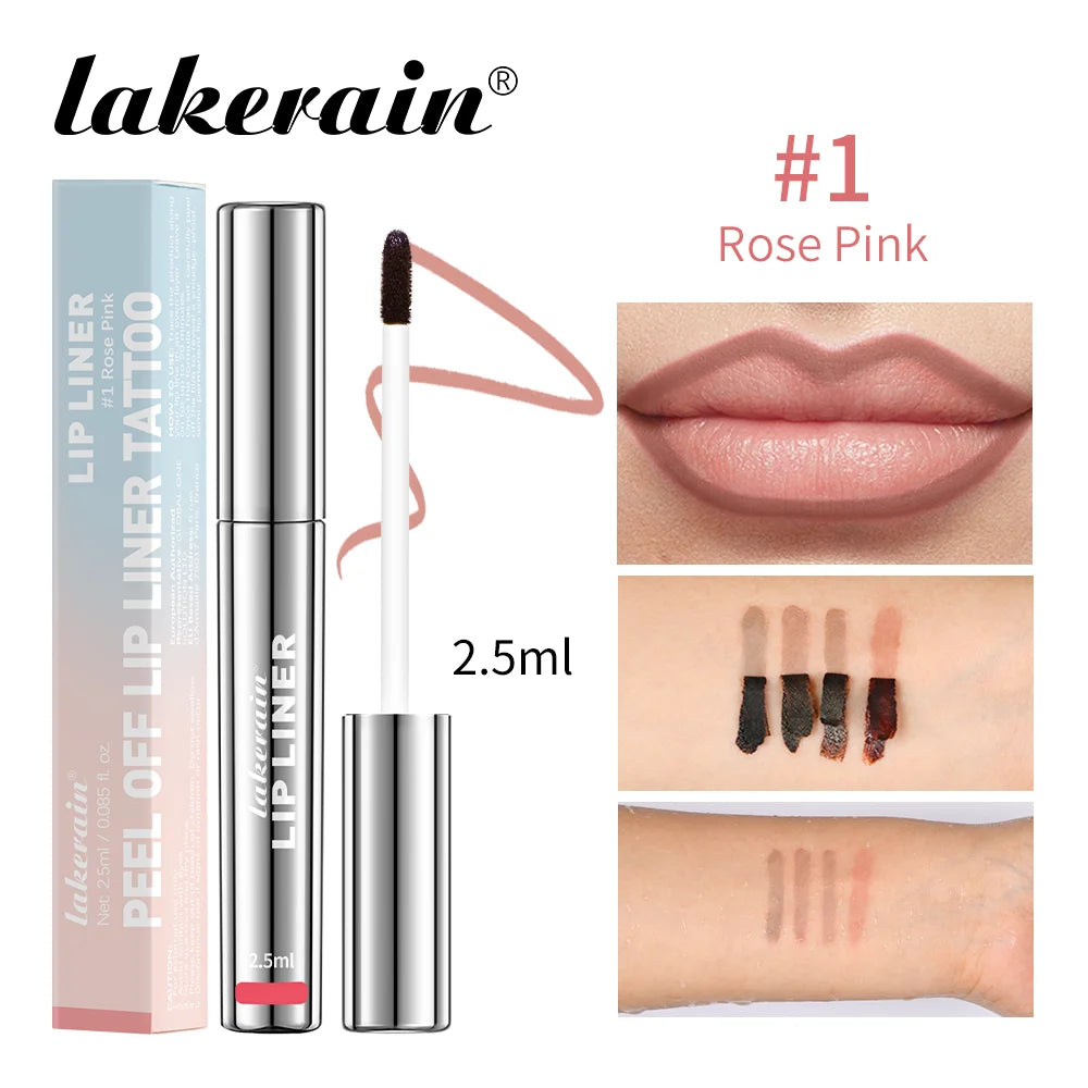 Lip Tint Brown Contour Tear-off Lips Gloss